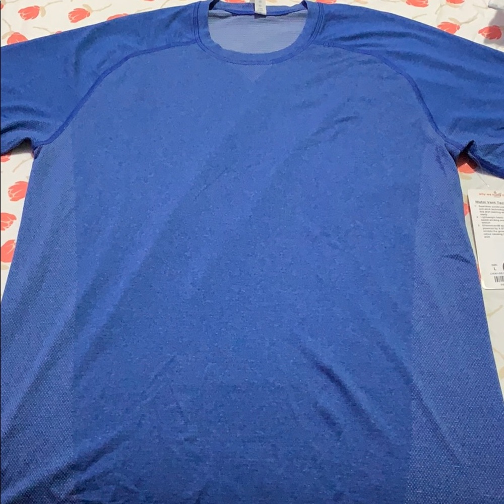 Lululemon athletica blue shirt (men)